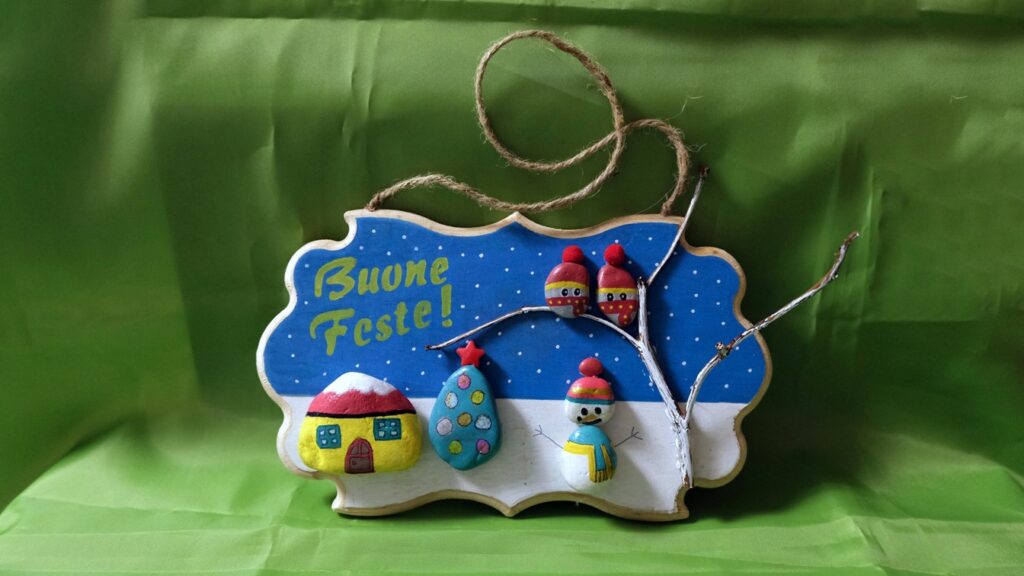 buone feste cartello ingresso